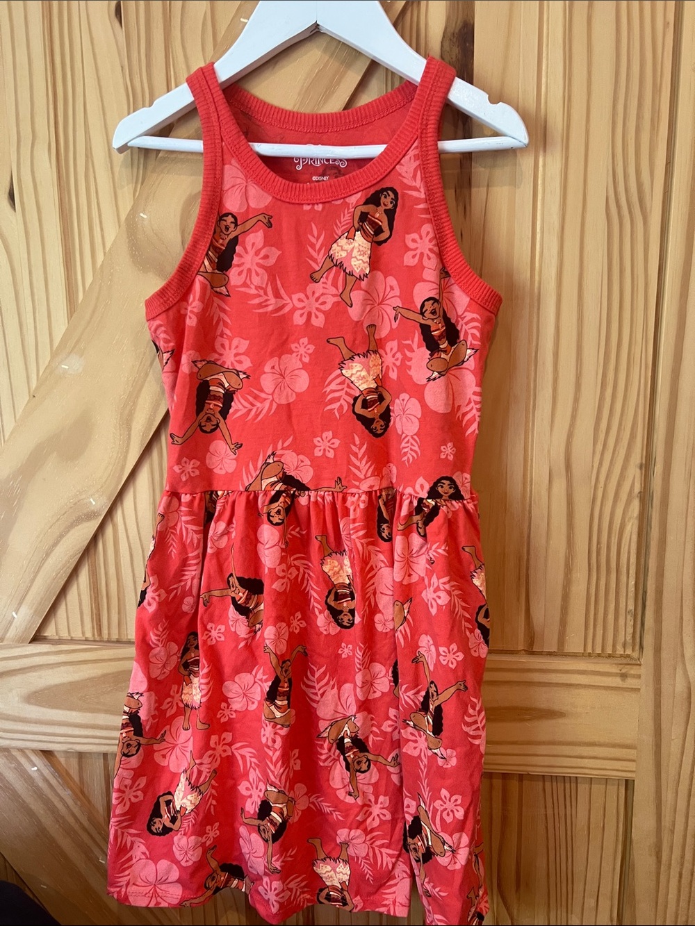 Girls Disney Moana 10/12 sleeveless dress